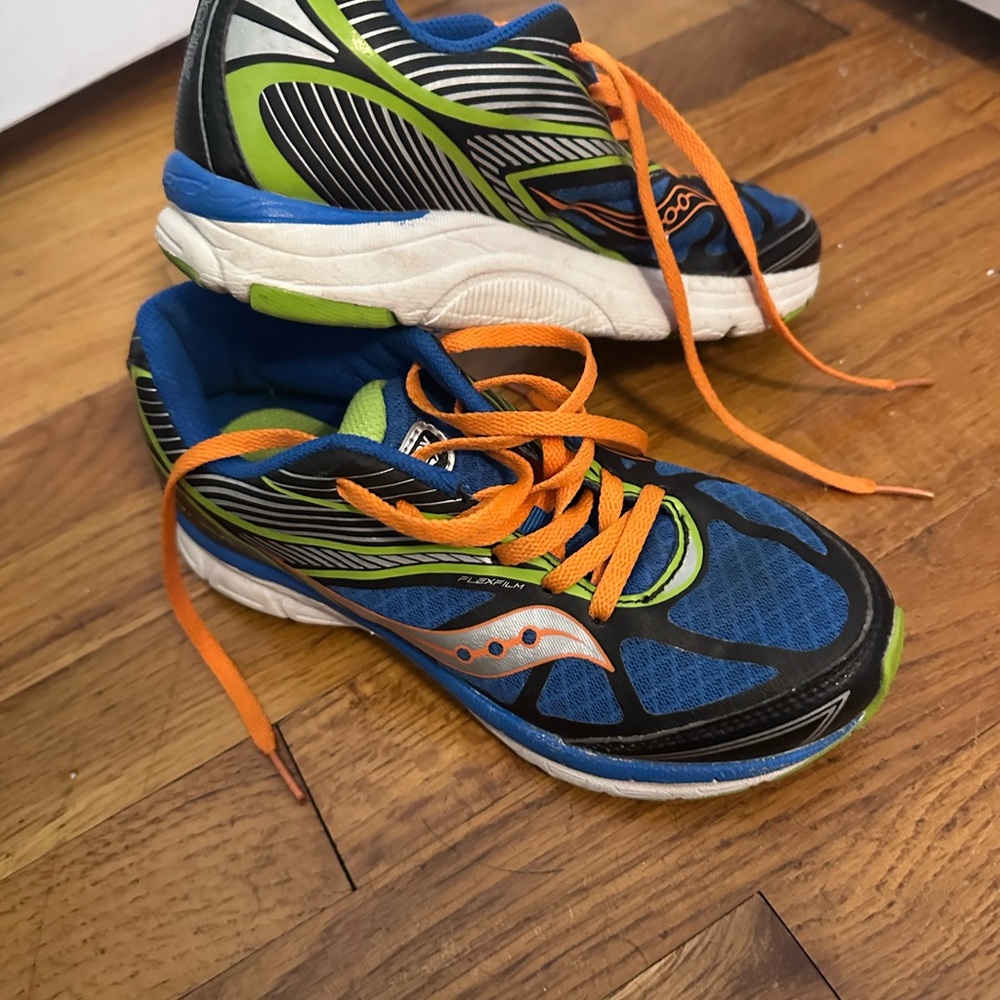 Saucony Kids Running Shoes - Blue and Orange